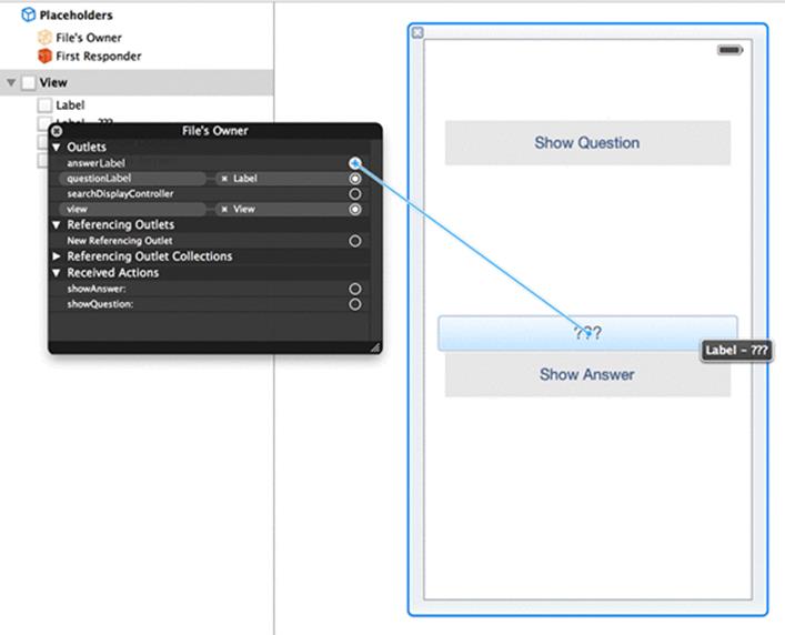 Setting answerLabel