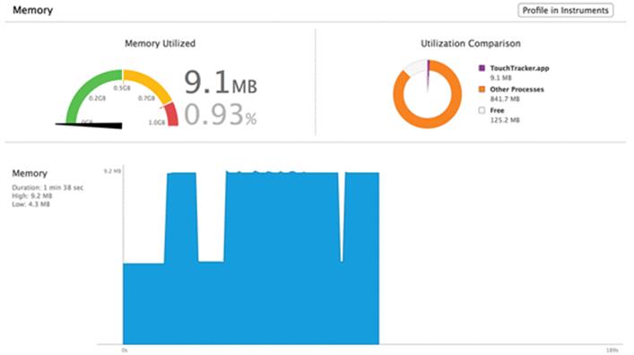 Memory report