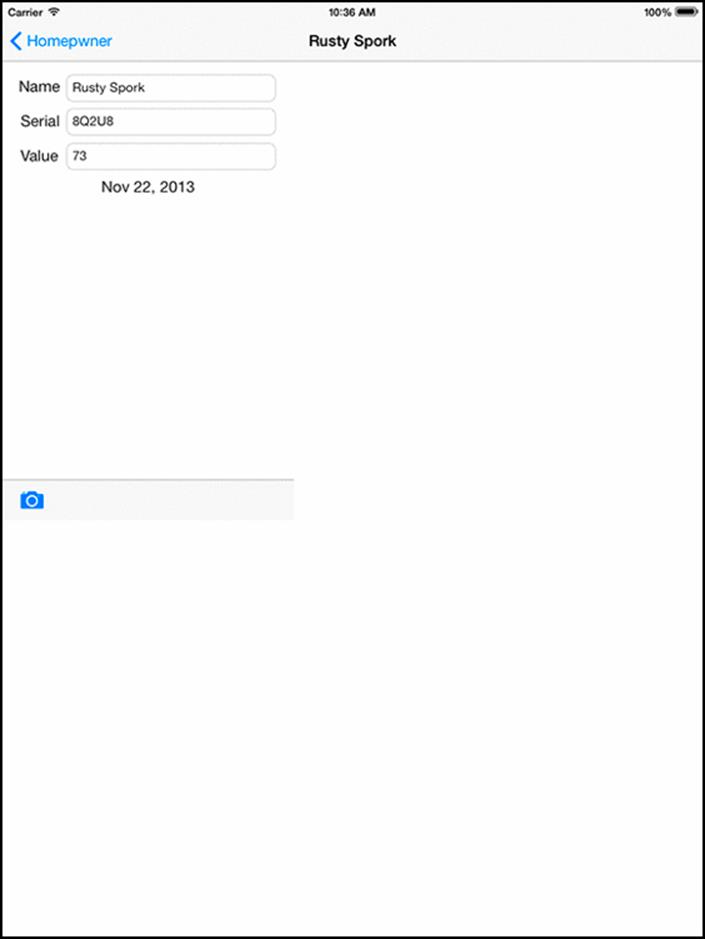 Detail interface does not automatically scale