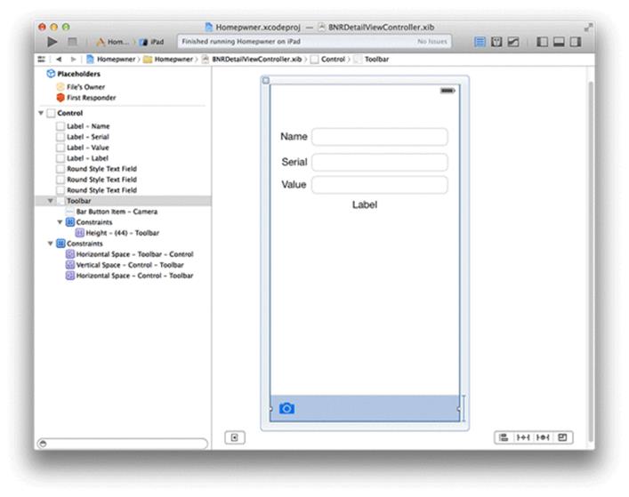 Constraints in dock