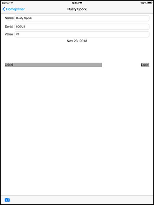 Width of labels is surprising on iPad