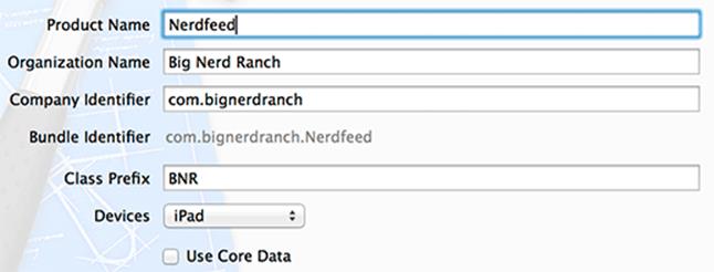Creating an iPad Empty Application