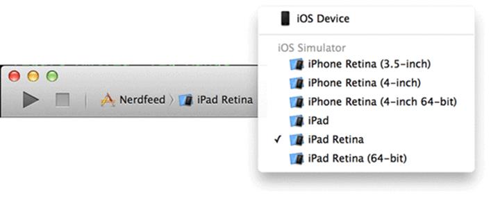Changing simulators