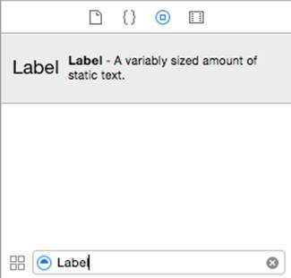 Label in Object Library