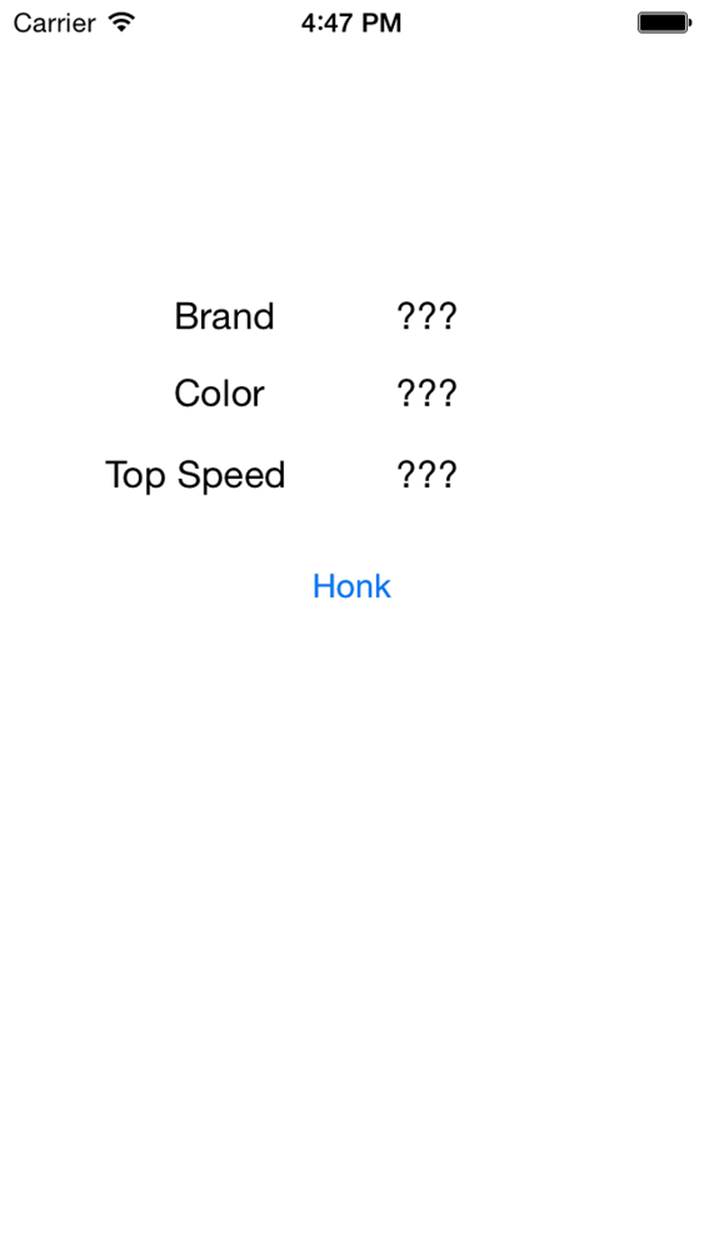 Completed Race Car exercise