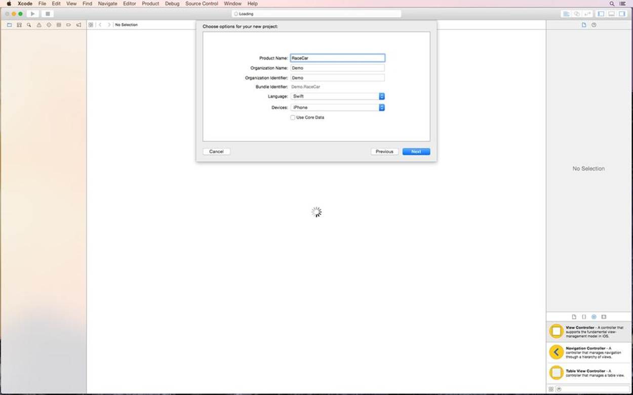 Project detail dialog