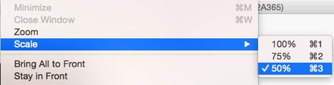 iPad Air drop-down menu
