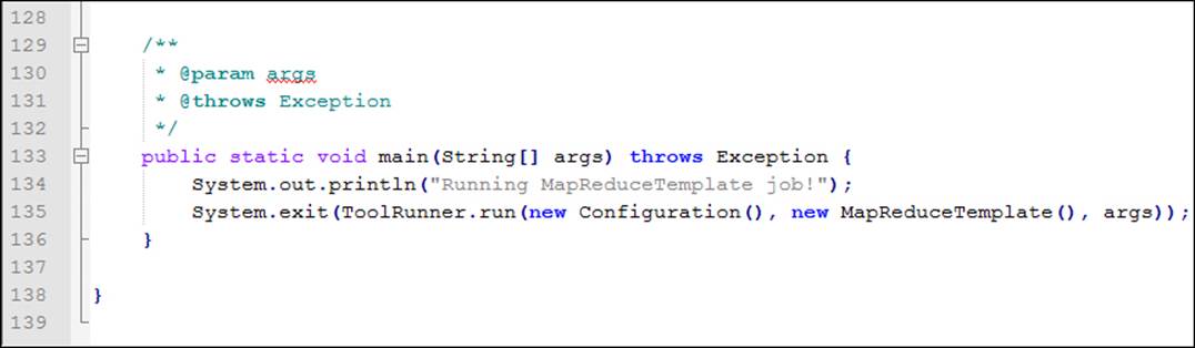 Using a MapReduce template class code