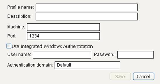 Create or Modify a Metadata Server Profile