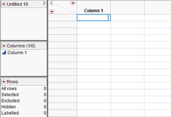 A New Data Table