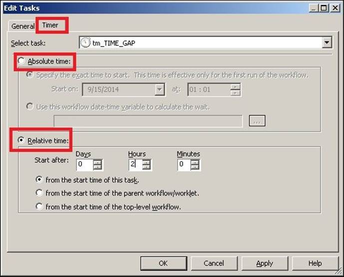 Creating a timer task