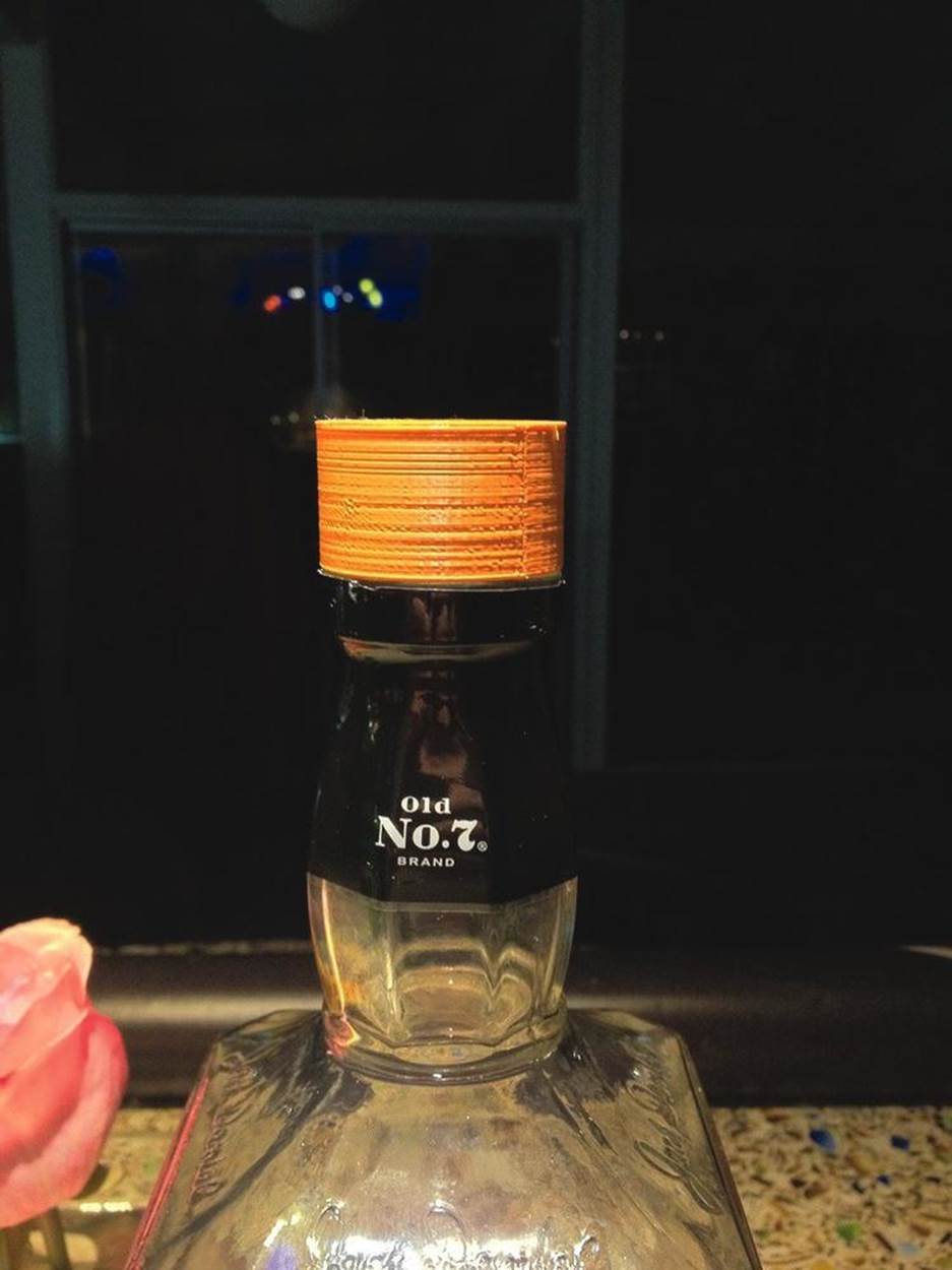 Replacement screw cap for a large bottle of Jack Daniels (http://thingiverse.com/thing:18194)