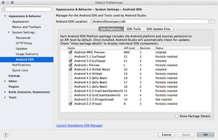 Android SDK Manager