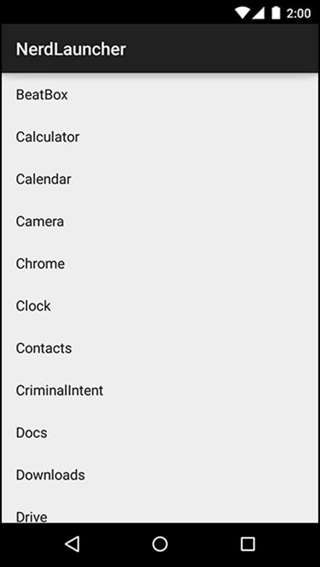 NerdLauncher final product