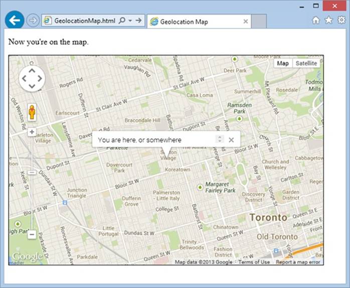 Geolocation and Google Maps make a potent combination. They let you generate a map for any position, with just a few extra lines of JavaScript.