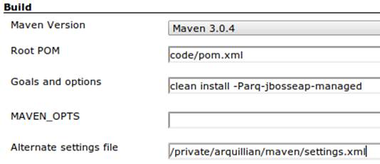 CloudBees Build Config