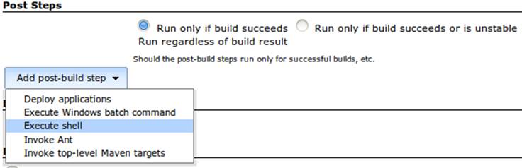 CloudBees Post Build