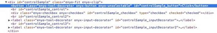 An image of the Chrome inspector