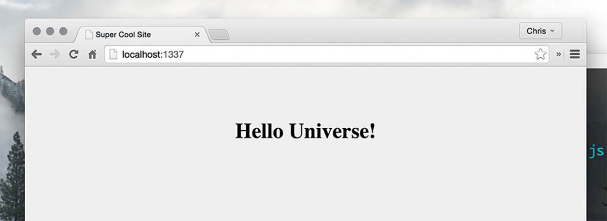 Hello Universe Browser