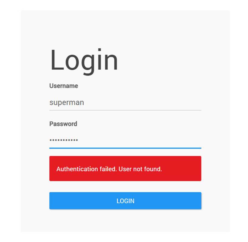 User Doesn't Exist