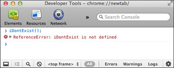 Error objects