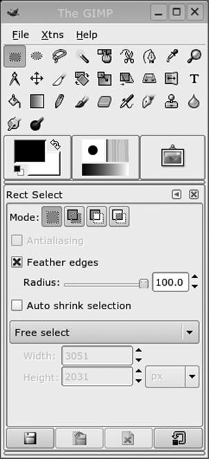 GIMP toolbox