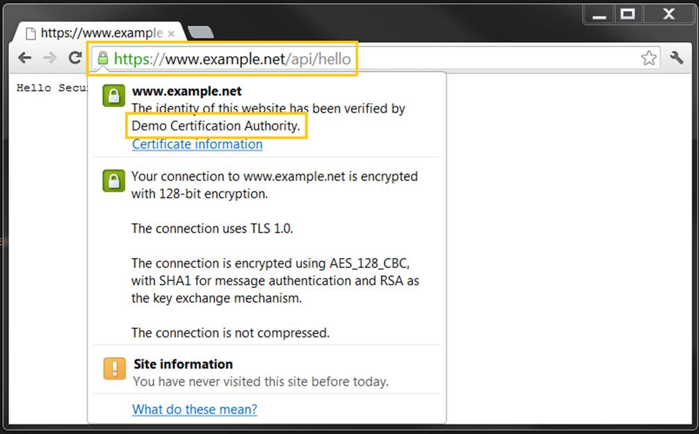 Accessing ASP.NET Web API using HTTPS