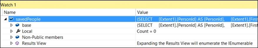 Querying data in a database