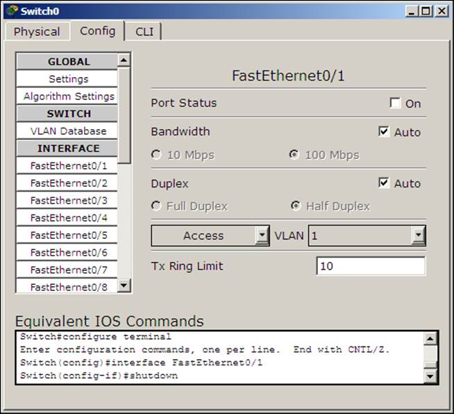 Configuring network devices