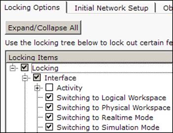 The initial network