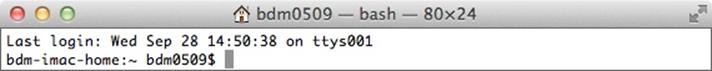 When you first open Terminal, you won&rsquo;t be too impressed. You&rsquo;ll get a line that probably matches your computer&rsquo;s name, and then a weird dollar sign. Don&rsquo;t worry&mdash;this will all soon be old hat.