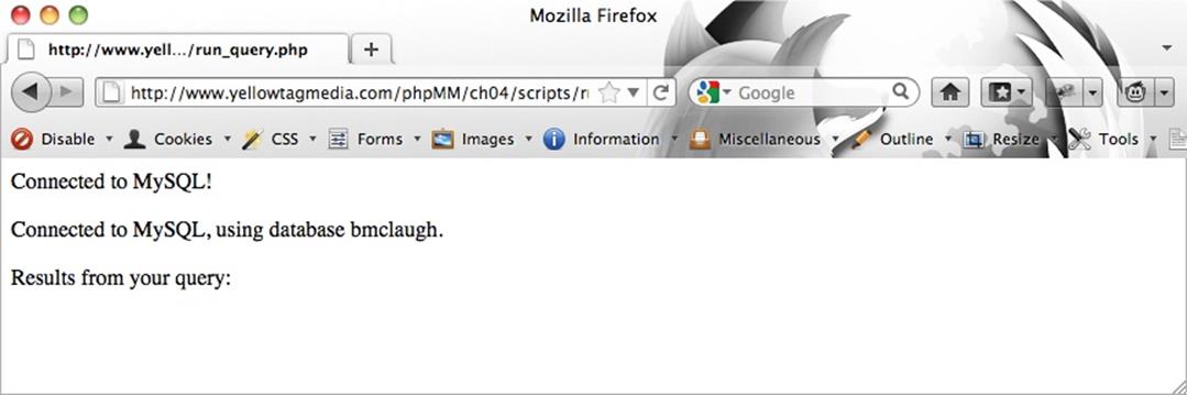 Sometimes the worst possible error message is not an error message. Nothing here helps you see what went wrong with your script. In cases like this, an error message would help, not cause frustration.