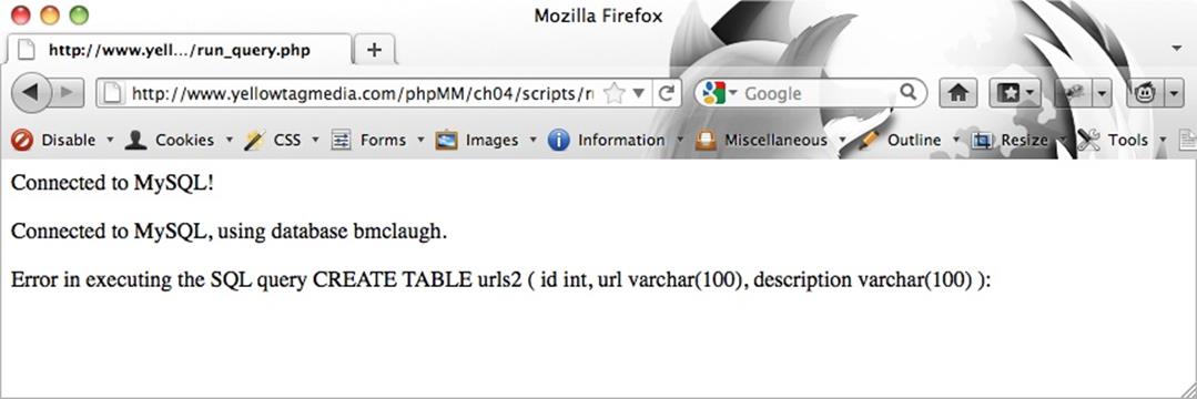 First, you had nothing, and now an error. What&rsquo;s going on? Even worse, although you know you have an error, what is the actual problem? There&rsquo;s still plenty of work to do here.
