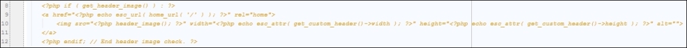 Dealing with the header