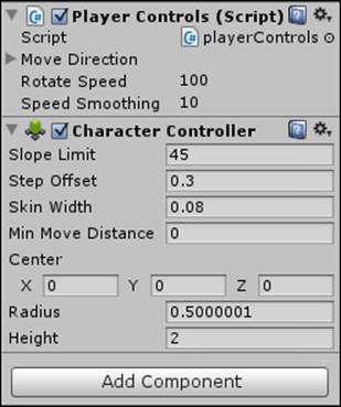 Implementing PlayerControls.cs