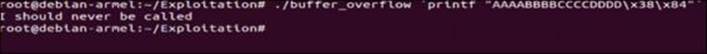 Simple stack-based buffer overflow