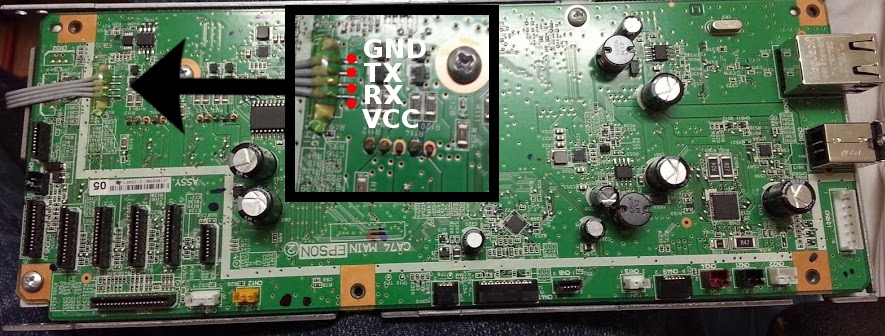 UART communication pins