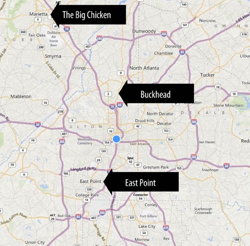 Atlanta, Georgiavia Bing.com, annotations by author.
