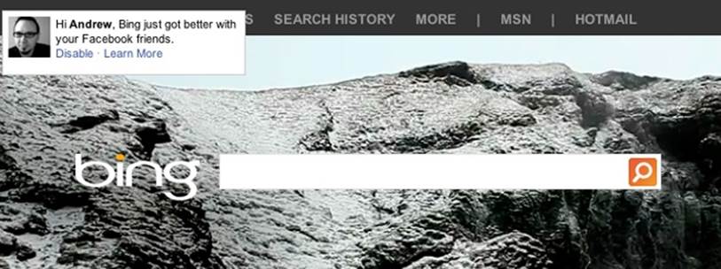 How is it that my Facebook profile is integrated into Microsoft’s Bing? The rules make sense to the network, but not to me