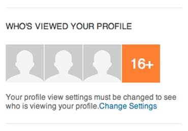 Checking who viewed your profile in LinkedIn