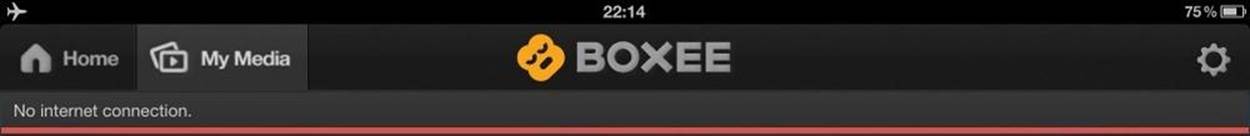 Humans respond to faces. The Boxee logo turns orange and &ldquo;goes to sleep&rdquo; when there is no Internet connection. (Courtesy Emil Tullstedt and Little Big Details.)