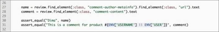 Implementing clicks and assertions