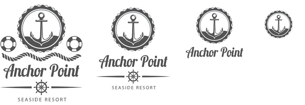 An adaptive logo created using CSS media queries. (Logo designed by Freepik.com)