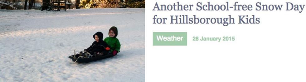 With flexbox added, the layout switches to two columns on wider screens without a media query