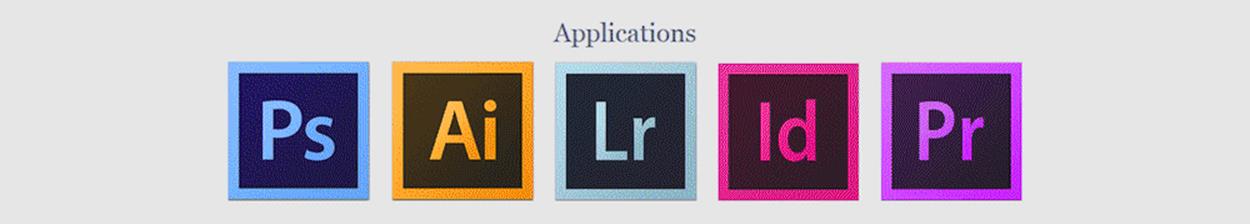 The applications list without flexbox